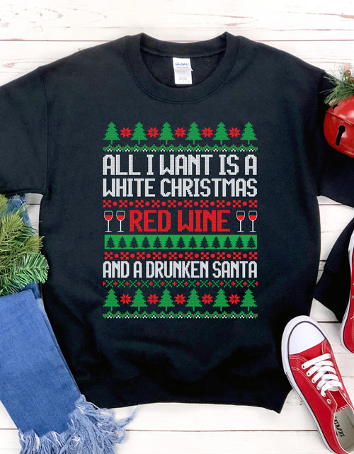 Load image into Gallery viewer, All I Want is a White Christmas Sweatshirt
